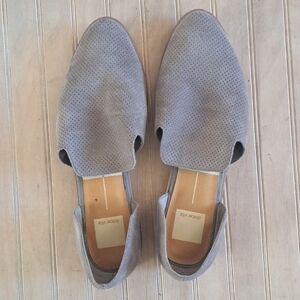 Dolce Vita Gray Suede Slip-On Loafers